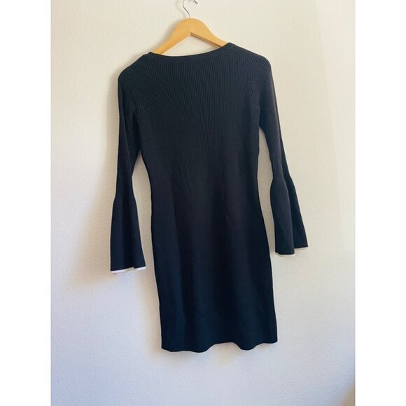 Club Monaco Bell Sleeve Wool Blend Knit Dress Size S - Picture 8 of 9